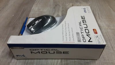 New Open Box MICRO Innovations Wireless Optical Mouse w/RF Receiver/Instructions - Image 1 of 4