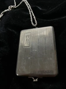 Vintage Sterling Silber Streichholzetui seltenes Monogramm - Bild 1 von 5