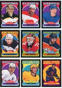 LOTTO U PICK EM 2021-22 21-22 OPC O-Pee-Chee RETRO BLACK PARALLEL /100 set #1-600 - Foto 1 di 1