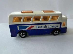 Matchbox Lesney Superfast British Airways Airport Coach Bus No.65 Excellent - Picture 1 of 9