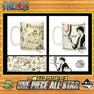 ONE PIECE ichiban KUJI ALL STAR 20th ANNIVERSARY MUG SET 9cm - Picture 1 of 2