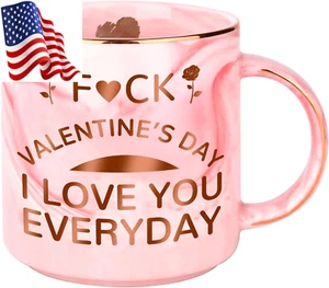Valentines Day Gifts for Her, Funny 12 OZ Coffee Mug Gifts for Girlfriend Wife f - Picture 1 of 12