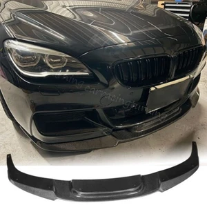 Labio de parachoques delantero de carbono real para BMW Serie 6 F06 F12 F13 650i M-Sport 2012-2019 - Imagen 1 de 15
