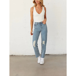 BDG URBAN OUTFITTERS NEW $72 Pax Destroyed Jean in Light Denim Size 31