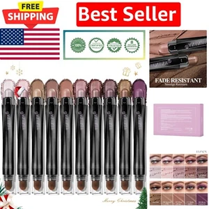 Creamy Eyeshadow Pencil Set in Shimmering Neutrals – Long Lasting & Easy Apply - Picture 1 of 11