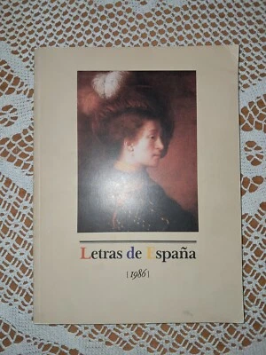 Letras de España 1986 Ministerio de Cultura - Imagen 1 de 4