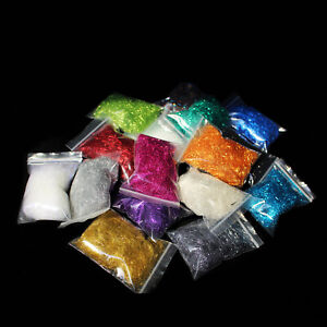 8 packs 2g/pack ICE DUBBING Ice Dub Thread Wing Body Fly Fishing Tying Materials