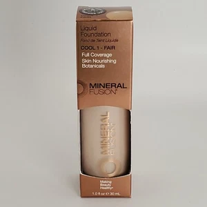 Mineral Fusion Liquid Foundation 30ml / 1.0 fl oz Cool 1 - Fair New in Box - Picture 1 of 3
