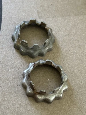 2001-2005 Lexus GS430 OEM Rear Axle Crown Lock Plate Covers for 32mm Nuts - Image 1 of 2