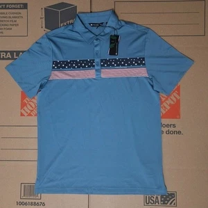 TravisMathew Good Good Patriot Golf Polo Mens Size M - Picture 1 of 4