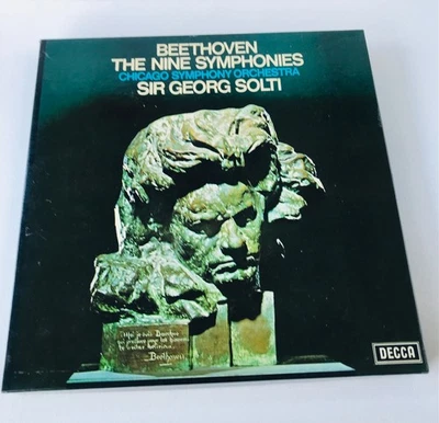 Beethoven The Nine Symphonies Georg Solti 10 LP Decca Box Set  Vinyl - Image 1 of 2