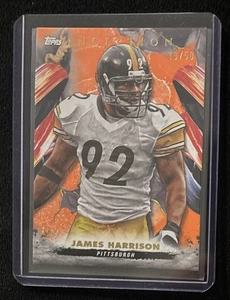 James Harrison - 2024 Topps Inception #134 Orange /50  Pittsburgh Steelers  I175 - Picture 1 of 2