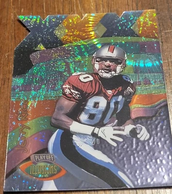 Jerry Rice #110 Spectralusion Dominion 1996 Playoff Illusions Foto 1 de 3