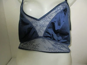 Auden Women's X2XG8L Unlined Bralette Blue Size XL New!!! - Picture 1 of 2