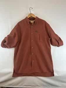 Northface M Medium Kurzarm Hemd mit Knopfleiste Orange - Bild 1 von 18