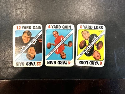 1971 年 Topps 足球比赛卡:Bart Starr、John Brodie、Dick Butkus — 第 1/4 张图片