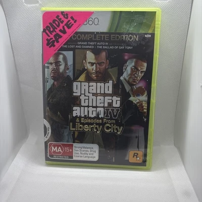 Grand Theft Auto IV: The Complete Edition  Microsoft Xbox 360 + MAP+Book Game - Image 1 of 4