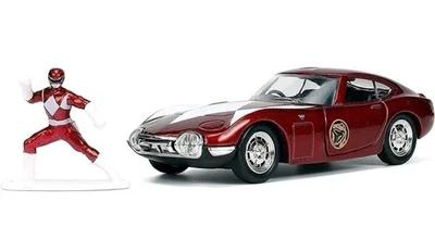 Jada Toys Power Rangers 1:32 1967 Toyota 2000 GT Die-cast Car & 1.65" Red... - Image 1 of 4
