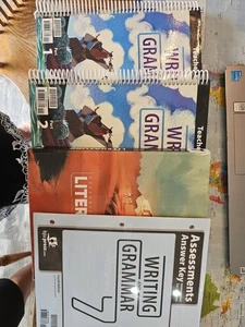 BJU Press Writing & Grammar 7 Teacher Edition Part 1 & 2 4th edition - Picture 1 of 5