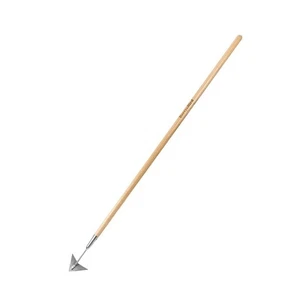 Triangle Hoe, 60'' Winged Weeder Garden Hoes with Long Wood Handle, Gardener ... - Picture 1 of 6