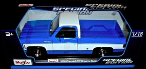 1974 CHEVROLET  C10 CHEYENNE SUPER P/U TRUCK 1:18 SCALE DIECAST TRUCK NEW IN BOX - Picture 1 of 2