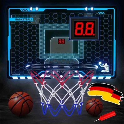 Mini Basketballkorb Indoor mit Ball Tür Backboard zum Hängen Basketball Korb Set - Bild 1 von 4