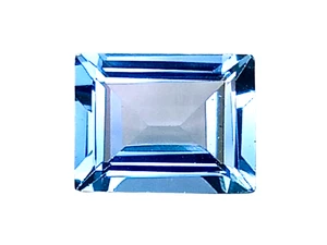 2.45cts sky Blue natural topaz Octagon shape loose gemstones see video - Picture 1 of 3