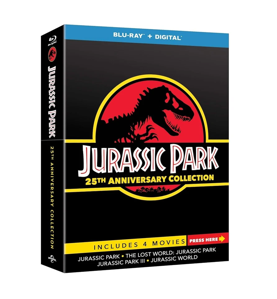 Jurassic Park 25th Anniversary Collection - Jurassic Park, The Lost World, III, - Image 1 of 1