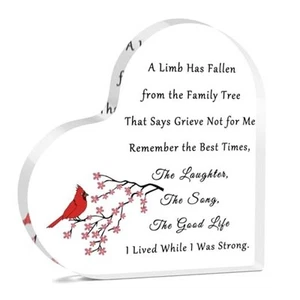 Sympathy Plaque Memorial Gifts for Loss of Loved Mom Dad Grandparents In - Picture 1 of 8