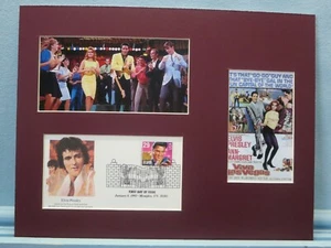 Elvis Presley en "Viva Las Vegas" y portada del primer día del sello de Elvis Presley - Imagen 1 de 2