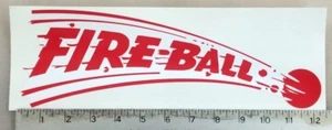 "Casa rodante Fire-Ball Remolque vintage bola de fuego calcomanía pegatina grande 12""x4" - Imagen 1 de 1