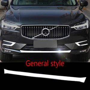 For Volvo XC60 2018-21 Stainless Front bumper lip Lower Grille trim Decor cover - Picture 1 of 11