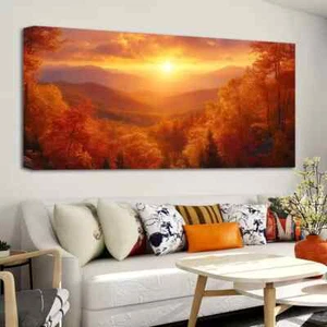 Póster Dayan Mountain Sunrise Blue Ridge Mountain impresión decoración del hogar mural - Imagen 1 de 5