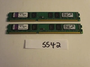 Kingston KAC-VR313/4G 2x4Gb=8Gb PC3-10600 1333Mhz DDR3 Desktop Memory RAM (5542) - Picture 1 of 2