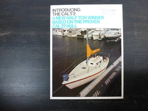 Cal T2 original factory sailboat brochure - Picture 1 of 2