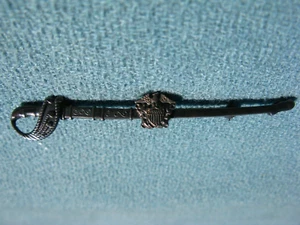 Vintage USA Schwert Pin gemarkt Sterling mit Nudelholzfang. ALT - Bild 1 von 5