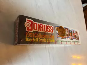 1991 Donruss Baseball Card Complete Set Factory Sealed- 792 cards plus - Picture 1 of 7