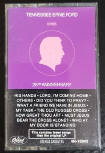 TENNESSEE ERNIE FORD "Hymns - 25th Anniversary" Cassette Capitol 4N-16043 - Picture 1 of 2