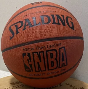 Spalding Basketball Ball NBA Cross Court Composite Brown Official - Picture 1 of 4