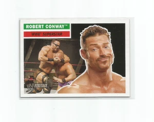 ROBERT CONWAY 2005 TOPPS WWE HERITAGE WWE SUPERSTAR CARD #58 - Foto 1 di 1