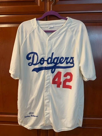Jackie Robinson 42 Baseball Jersey Brooklyn Dodgers Stadium Giveaway XL NWOT Cover
