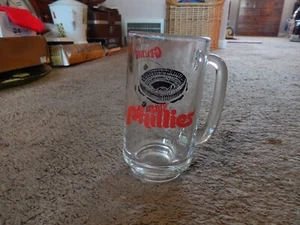 Vintage Philadelphia Phillies Veterans Stadium Grand Slam Room Glass Mug - Picture 1 of 10