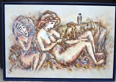 Calvin Waller Burnett 1921-2007 USA 60x90cm Frau Mädchen Akt #150 - Bild 1 von 4