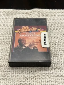 Louis Armstrong - 20 Greatest Hits Cassette Tape Rare German Release - Picture 1 of 5