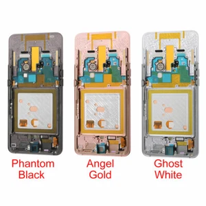 Marco de repuesto digitalizador pantalla táctil LCD para Samsung Galaxy A80 A805 - Imagen 1 de 26