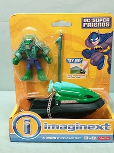 Fisher Price Imaginext DC Super Friends, K. Croc & Swamp Ski, New, Sealed. - Picture 1 of 4