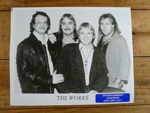 The Works - Vintage Band Press Photo Glossy B&W 8x10  - Picture 1 of 2
