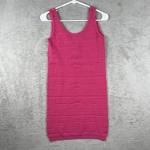 Forever 21 Dress Womens Medium Band Aid Mini Short Stretch Fitted Pink - Picture 1 of 8