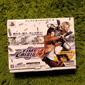 PS3 Time Crisis 4 + Guncon 3 Set Box Sony Playstation 3 PS3 Shooter Game Namco - Picture 1 of 2