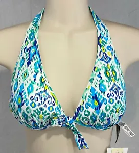 Tommy Bahama Woman Size S/P Swimsuit Top Ikat and Striped Reversible - Bild 1 von 12